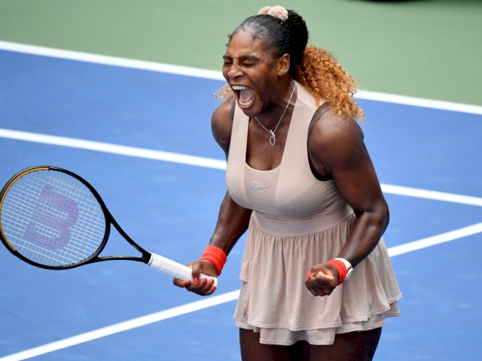 FOTO: Serena Williams Lolos ke Perempat Final US Open 2020