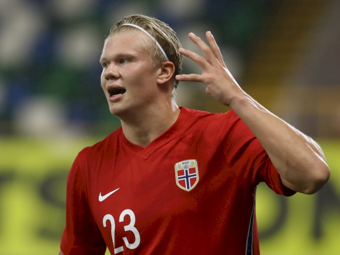Erling Haaland Bahas Kemungkinan Pindah ke Premier League Usai Kemenangan Norwegia