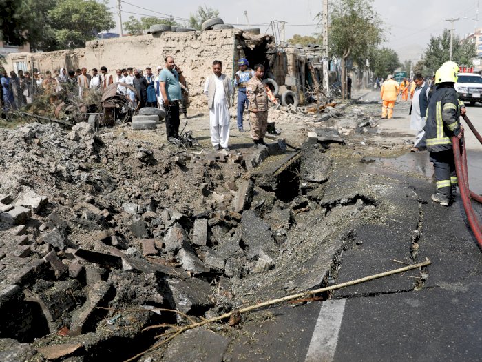 FOTO: Serangan Bom Mematikan di Kabul, Afghanistan