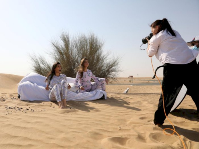 Pasca Kesepakatan Normalisasi, Brand Piyama Israel Lakukan Pemotretan di Dubai 