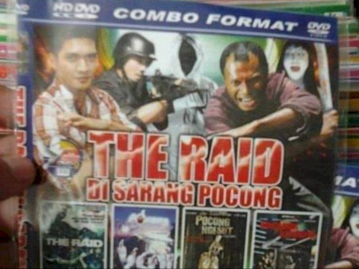 Beredar Gambar DVD Bajakan 'The Raid di Sarang Pocong', Netizen Auto Ngakak 