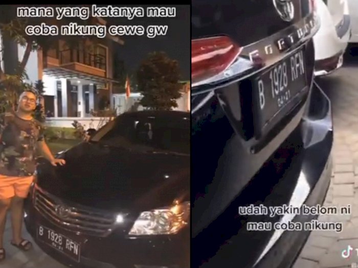 Pamer Mobil Mewah agar Pacarnya Tak Ditikung, Pria Diduga Anak Pejabat Ini Tuai Hujatan