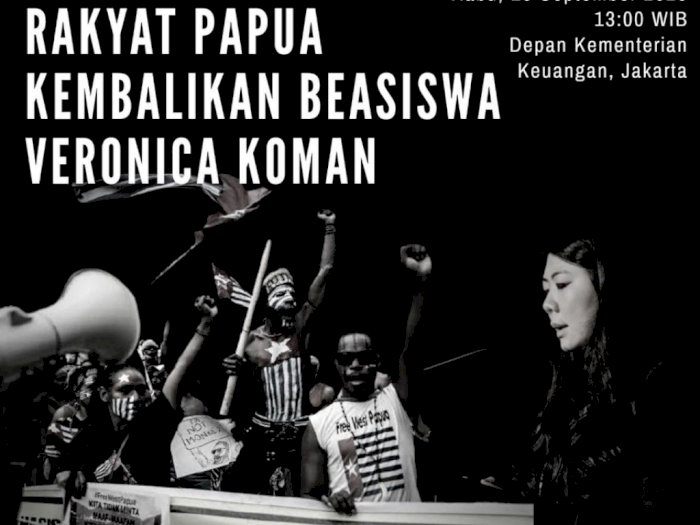 Rakyat Papua Kembalikan Beasiswa LPDP Veronica Koman Rp773 Juta Pakai Recehan Rp2.000