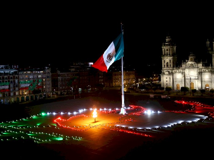FOTO: Meksiko Memperingati Ulang Tahun Ke-210 Kemerdekaannya