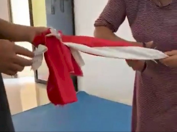 Video Gunting Bendera Merah Putih Disebar di TikTok, 4 Wanita Diciduk Polres Sumedang