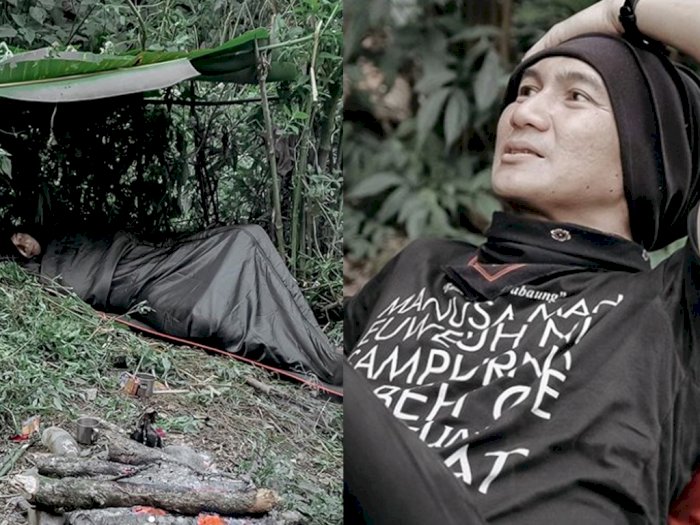 Unggah Foto Tidur di Bivak, Anji Ungkap Manfaat Hidup di Hutan: Lebih Mensyukuri Hidup