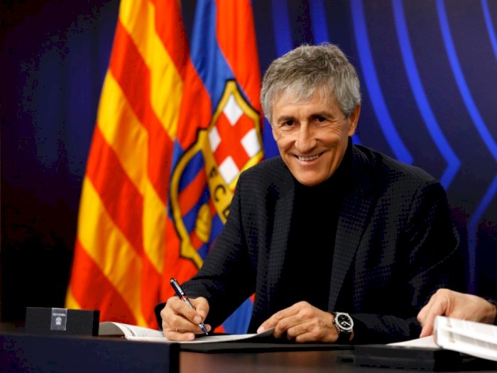 Quique Setien Tempuh Jalur Hukum Atas Sengketa Kontrak dengan Barcelona
