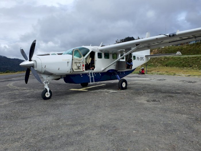 Pesawat Dabi Air Ditembak KKB di Intan Jaya Papua