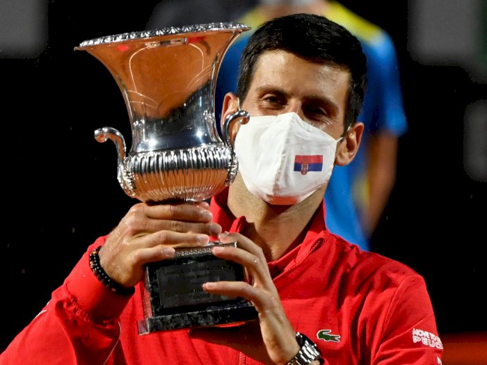 FOTO: Novak Djokovic Memenangkan Italian Open 2020 untuk Kelima Kalinya