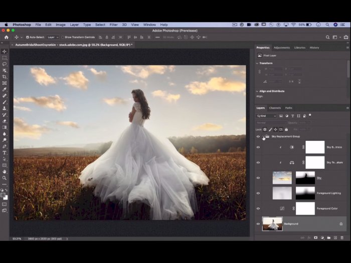 Adobe Pamerkan Fitur Sky Replacement di Photoshop Versi Terbaru!