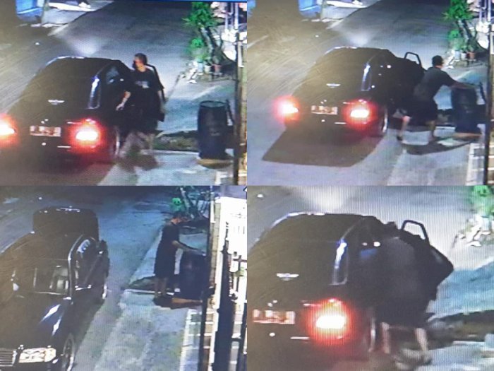 Mencurigakan! Pria Ini Bawa Mobil Mewah Tapi Terekam CCTV Ambil Tong Sampah Orang