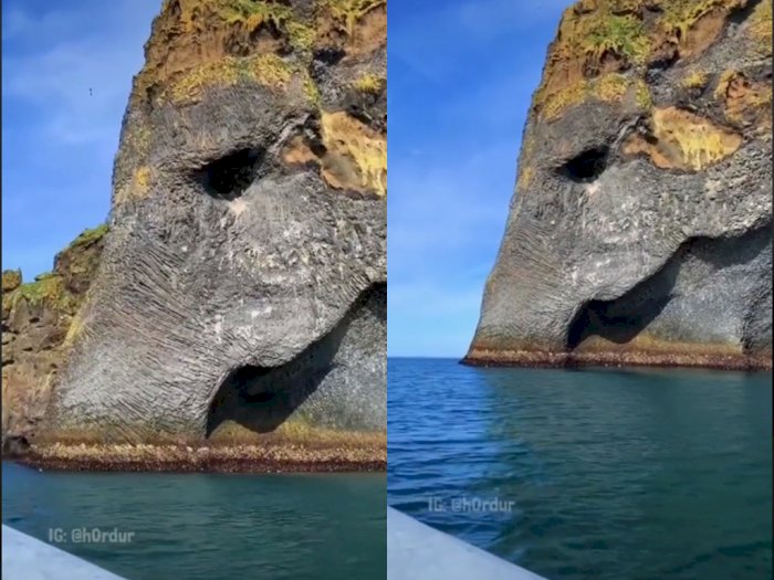 Elephant Rock Tempat Wisata yang mirip dengan Gajah, Netizen: Mirip Pulau Zou One Piece