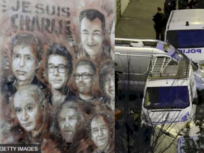Majalah Charlie Hebdo Terbitkan Ulang Kartun Nabi Muhammad, 4 Orang Ditikam hingga Kritis