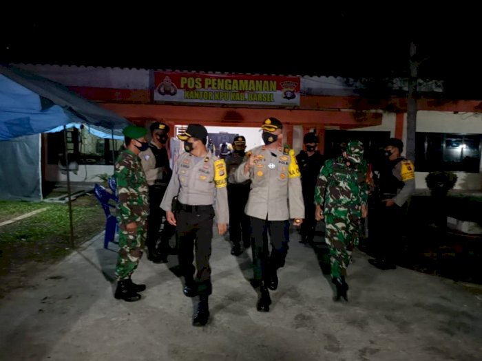 Amankan Pilkada di Wilayah Barito Selatan, TNI-Polri Gelar Patroli Skala Besar