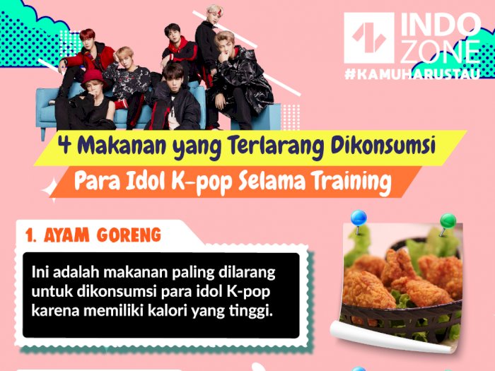 4 Makanan yang Terlarang Dikonsumsi Para Idol K-pop Selama Training