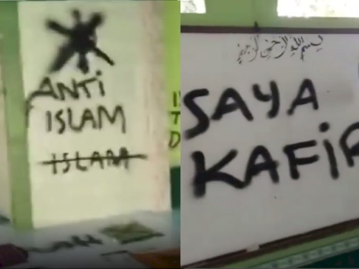 Musala Dicorat-coret 'Anti Islam' dan 'Saya Kafir' di Tangerang, Polisi Cek TKP 