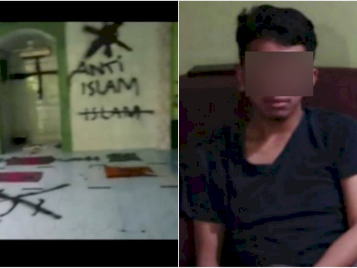 Remaja Pencoret Musala 'Anti-Islam' Ternyata Belajar Agama Lewat YouTube, Alquran Disobek