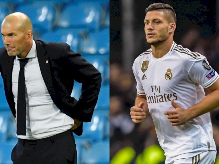 Zidane Angkat Bicara Terkait Spekulasi Keretakan Hubungan dengan Luka Jovic