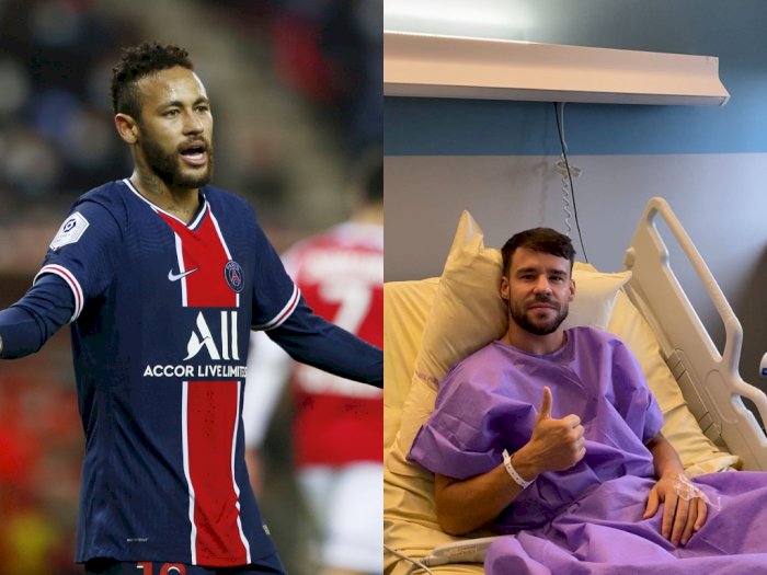 Update Kebugaran Pemain PSG: Neymar Cedera Betis, Juan Bernat Operasi Lutut