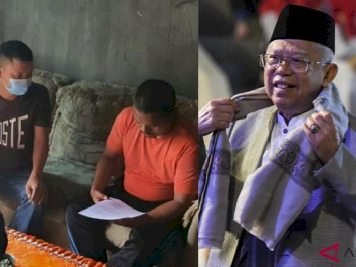 Pengunggah Kolase Foto Wapres Ma'ruf Amin dan Kakek Sugiono Ternyata Ketua MUI Kecamatan