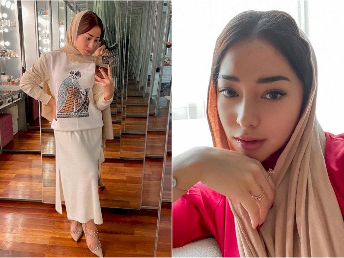 Gaya Hijab Nikita Willy Dicibir Netizen Lantaran Masih Tampilkan Bagian Rambutnya