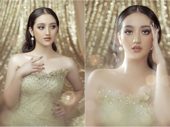Unggah Foto Cantik Pakai Gaun Bernuansa Emas, Ranty Maria Diajak Netizen ke Pelaminan