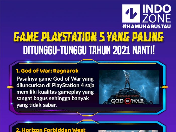 Game PlayStation 5 yang Paling Ditunggu-Tunggu Tahun 2021 Nanti!