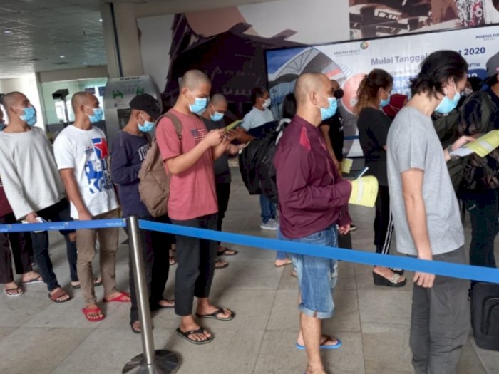 Puluhan TKI yang Dideportasi di Malaysia Dipulangkan Melalui Bandara Kualanamu