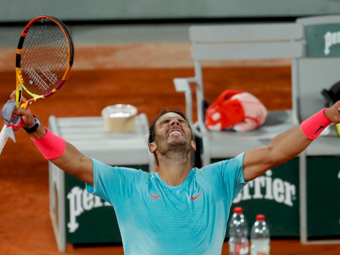 FOTO: Prancis Terbuka 2020: Rafael Nadal Melaju Semifinal