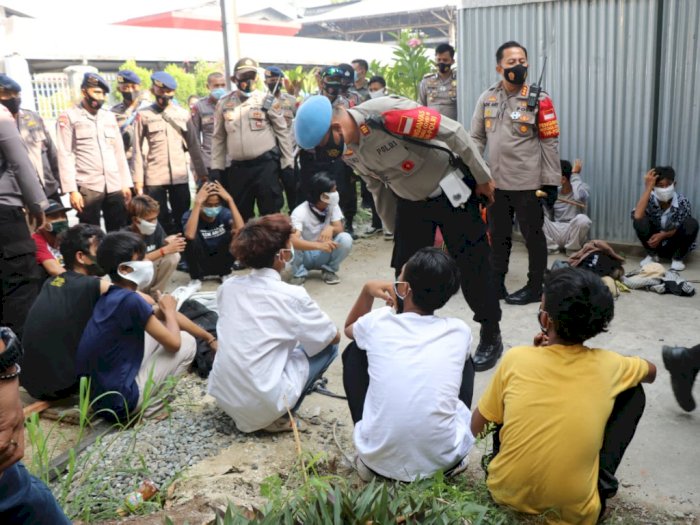 59 Pelajar dari Banten Hendak Demo di Jakarta Diamankan Polisi, 1 Bawa Narkoba