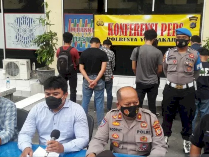 Polisi Amankan 95 Orang Terlibat Demonstrasi Ricuh di Yogyakarta, 1 Orang Reaktif COVID-19