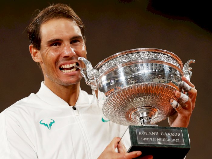 FOTO: Rafael Nadal Juara Prancis Terbuka 2020