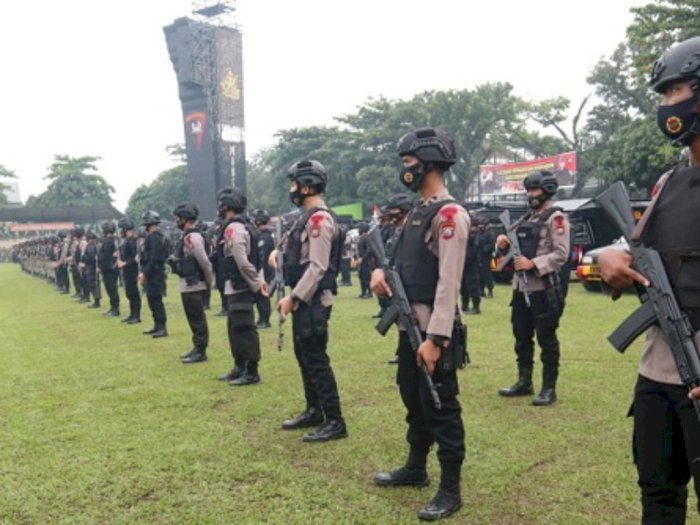 Antisipasi Demo Tolak Omnibus Law, 400 Personel Brimob Sumut Bergerak ke Jakarta