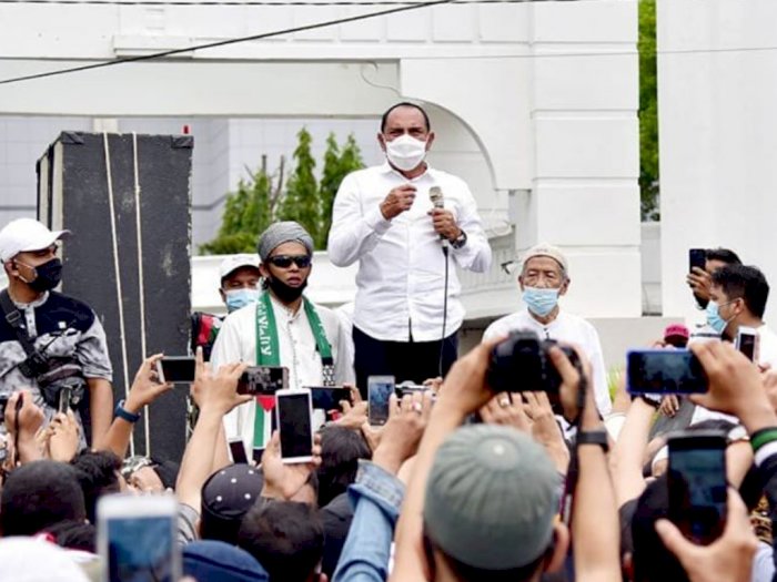 Jumpai Massa Aksi, Edy: Jika Omnibus Law Sengsarakan Rakyat, Saya Hadapi Presiden