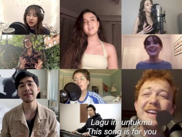 Mahasiswa Indonesia Ajak Teman Berbagai Negara Nyanyi Bareng 'Lagu Untukmu Indonesia'
