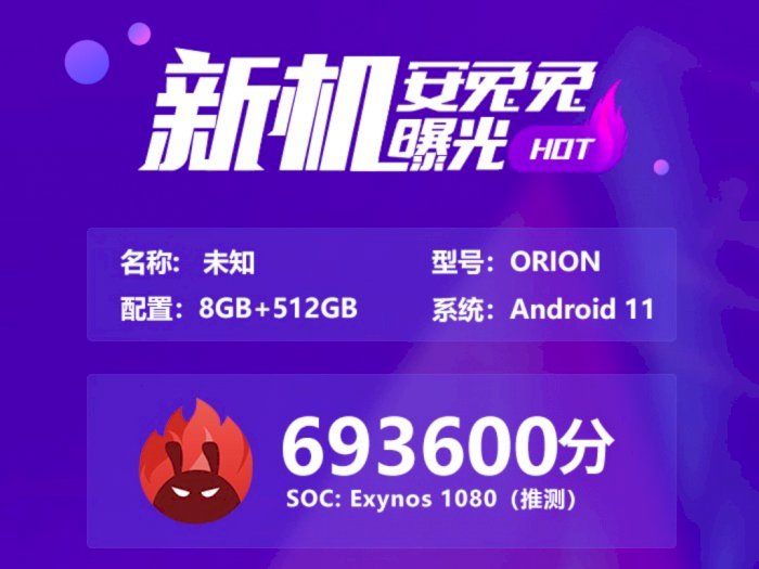 Smartphone Orion Yang Gunakan Exynos 1080 Berhasil Kalahkan Snapdragon 865+