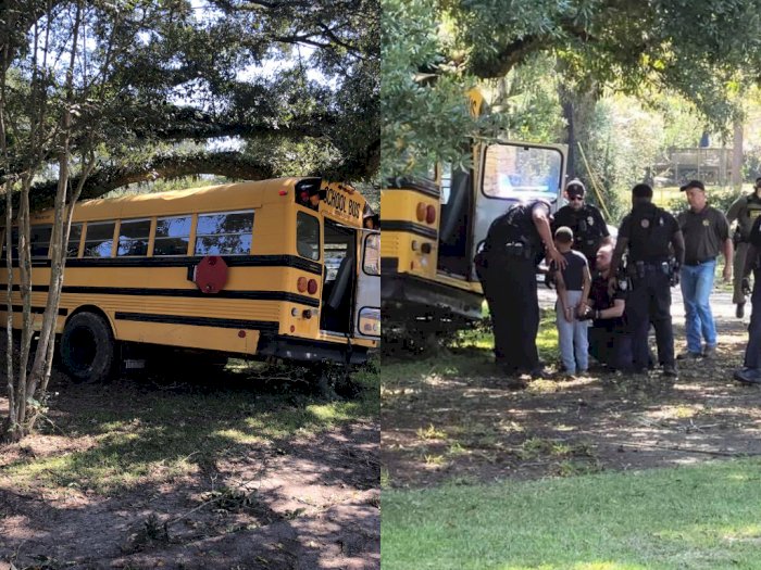 Bocah 11 Tahun Ini Curi Bus Sekolah, Sampai Dikejar oleh Belasan Mobil Polisi!