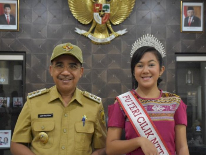 Finalis Puteri Cilik asal NTT Minta Dukungan Wali Kota Kupang