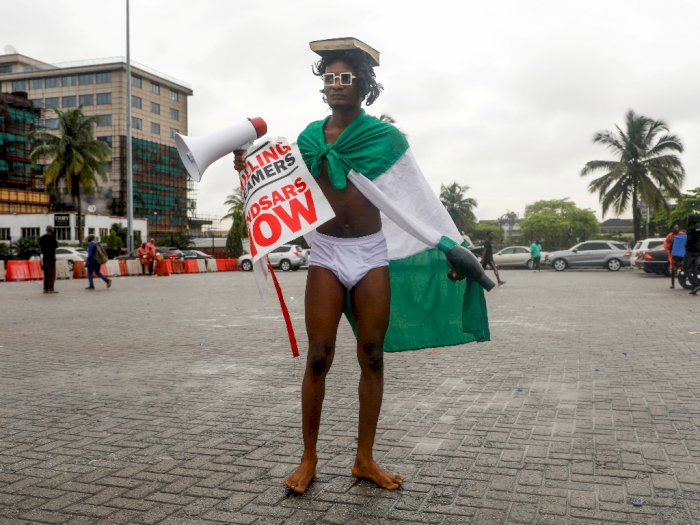 FOTO: Protes Warga Nigeria Berlanjut Atas Kebrutalan Polisi