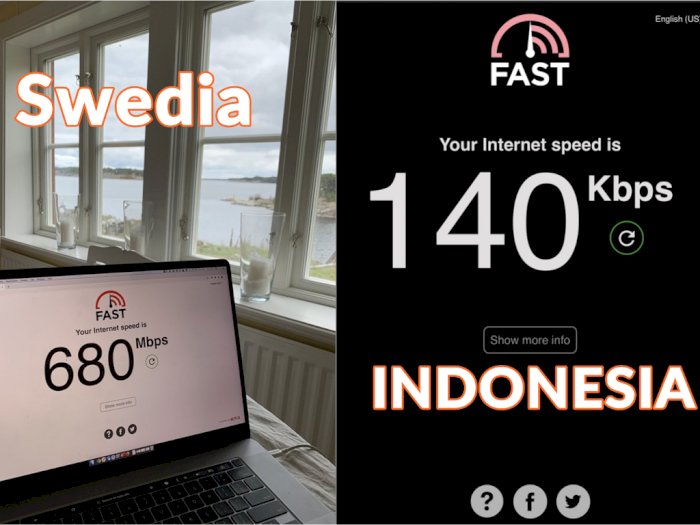 Netizen Luar Pamer Kecepatan Internet 1Gbps, Indonesia Bahkan Tak Bisa Buka Situsnya