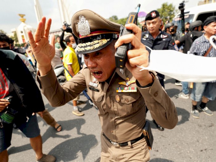 Bentrok Gulingkan Rezim Militer, Thailand Pakai Dekrit Darurat Tangkapi Pemimpin Demo