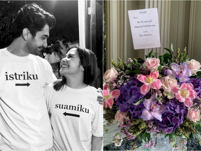 Ulang Tahun ke-24, Prilly Latuconsina Dapat Hadiah Bunga Cantik dari Reza Rahadian