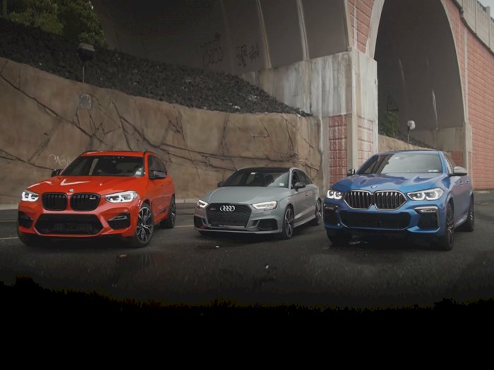 Melihat Drag Race Antara BMW X3M Competition, Audi RS3, dan BMW X6 M50i