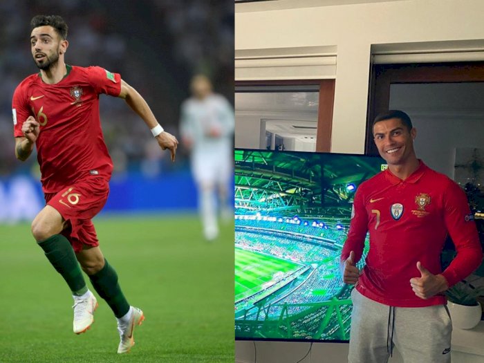 Soal Absennya Ronaldo dari Portugal, Bruno Fernandes: Ambisi Kami Tetap Sama