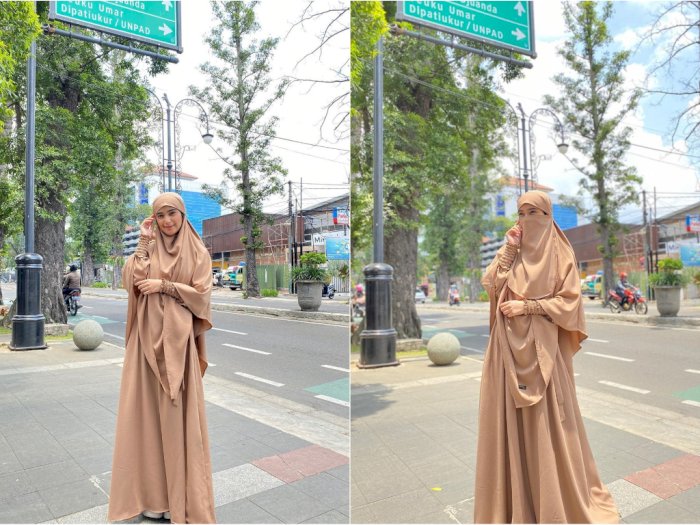 Unggah Foto Pakai Busana Syar'i dan Bercadar, Nadya Mustika Tuai Pujian Netizen