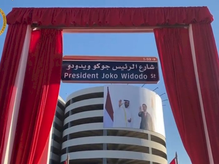 Uni Emirat Arab Resmikan Nama Jalan Presiden Joko Widodo di Abu Dhabi
