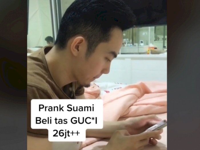 Viral Istri Prank Suami Beli Tas Gucci Seharga Rp26 Juta, Reaksi Suami di Luar Dugaan