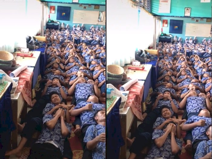 Viral Video 'Renungan Massal' di Sekolah Hingga Siswa Nangis, Bikin Netizen Nostalgia
