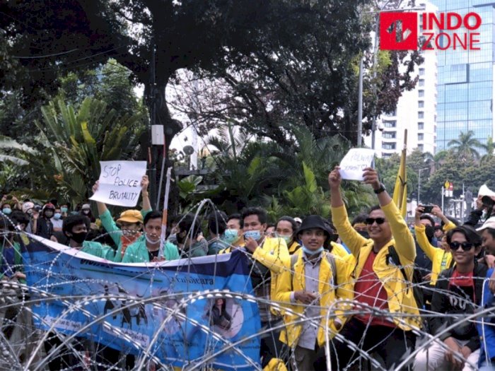 Demo di Patung Kuda, 33 Orang Diduga Anarko Diamankan Polisi