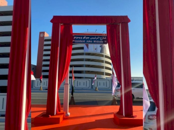 Wow, Nama Presiden Jokowi Diabadikan Sebagai Nama Sebuah Jalan di Kota Abu Dhabi